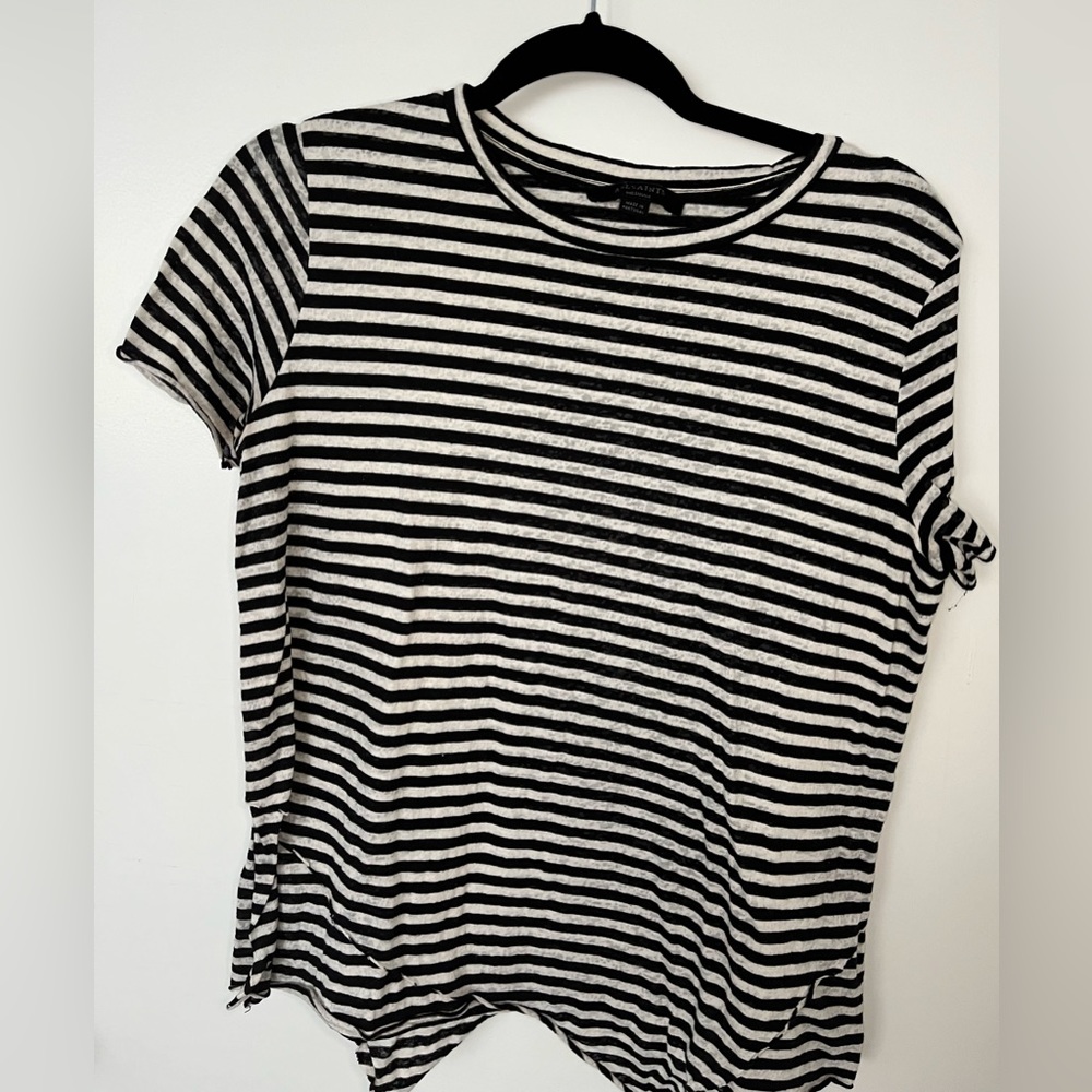 All Saints striped tee